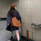 Women's Retro Large-Capacity Handbag - Commuter Wind Bag