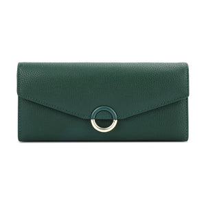 Women's Long Wallet Clutch Lychee Pattern