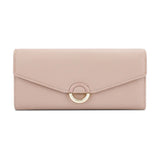 Women's Long Wallet Clutch Lychee Pattern