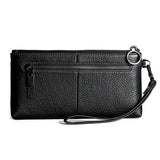 Women Leather Long Wallet Zipper Clutch Purse Cowhide Hand Bag