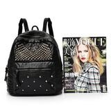 2019 PU Leather Rivet Backpacks Satchel Shoulder Bags