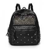 2019 PU Leather Rivet Backpacks Satchel Shoulder Bags