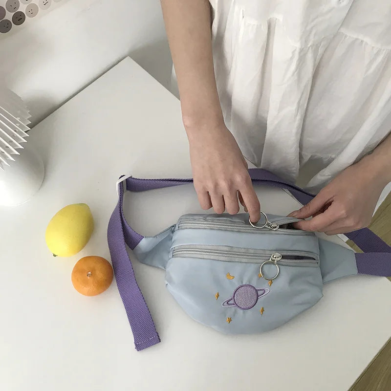 Fashionable Chunxia Fund Joker Breast Pocket Female Bag Single Shoulder Bag