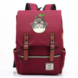 Totoro Buckle Children School bag Teenagers Student Schoolbags Women Bagpack