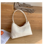 Fashionable Plush Armpit Bag Lightweight Tote Bag
