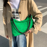Fashionable Plush Armpit Bag Lightweight Tote Bag