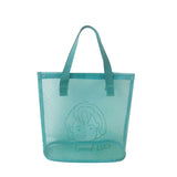 Fashionable Beach Bag Cosmetics Storage Convenient Nylon Mesh Tote Bag