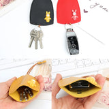 Creative Pull-out Car Key Bag Leather Keys Storage Bag for Women