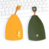 Creative Pull-out Car Key Bag Leather Keys Storage Bag for Women