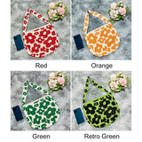 Flower Shoulder Bag Personalized Woven Handbag Large Capacity