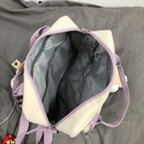 Stylish Girl Waterproof Nylon Backpack Small Schoolbag