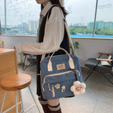 Stylish Girl Waterproof Nylon Backpack Small Schoolbag