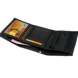 Stylish Trifold Canvas Wallet 2036