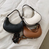 Fashionable Hobo Purse Soft Leather Shoulder Bag Women Underarm Bags