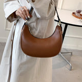 Fashionable Hobo Purse Soft Leather Shoulder Bag Women Underarm Bags