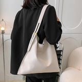 Fashionable Bucket Shoulder Bags PU Leather Party Travel Casual