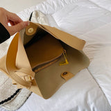 Fashionable Bucket Shoulder Bags PU Leather Party Travel Casual