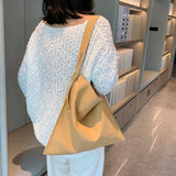 Fashionable Bucket Shoulder Bags PU Leather Party Travel Casual