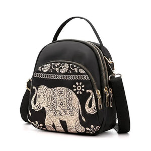 National Style Women's Bag Backpack Messenger Ethnic Travel Bag