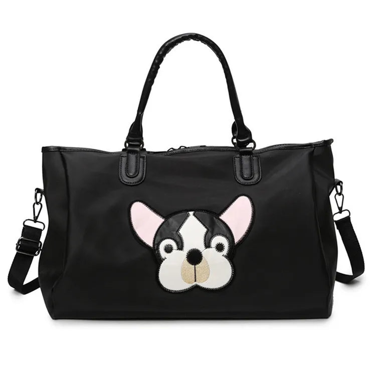 Embroidered Duffel Bag for Outdoor Sports - Men and Women