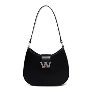 Solid Underarm Bag Crossbody Handbag for Women