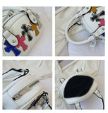 Retro Bowling Bag Women Gothic Cross Body Pillow Bag Gift