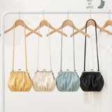 Fashionable Messenger Bag Female Ins Sweet Mini Pleated Shoulder Bag