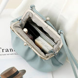 Fashionable Messenger Bag Female Ins Sweet Mini Pleated Shoulder Bag