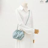 Fashionable Messenger Bag Female Ins Sweet Mini Pleated Shoulder Bag