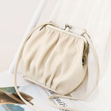 Fashionable Messenger Bag Female Ins Sweet Mini Pleated Shoulder Bag