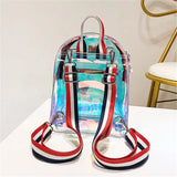 Transparent Shape Backpack Harajuku School Book Bag