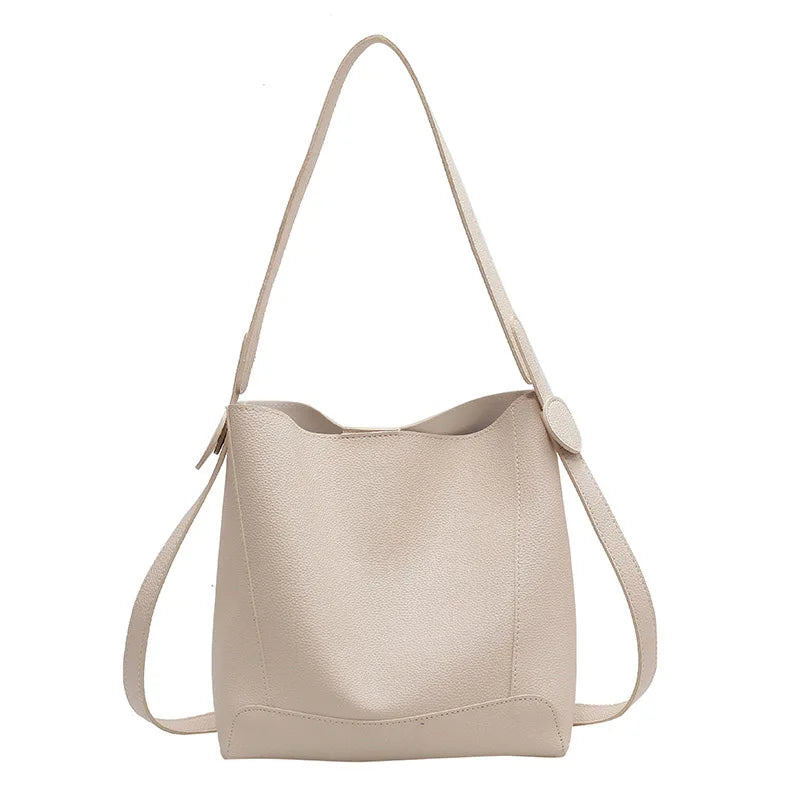 Fashionable Women Shoulder Bags PU Leather Handbag Large Capacity Crossbody
