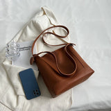Fashionable Women Shoulder Bags PU Leather Handbag Large Capacity Crossbody