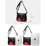 Fashionable Women Bag Tote PU Leather Shoulder Bags Crossbody Handbag