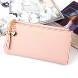Fashionable Long Wallet Multi-card Button Clutch Purse