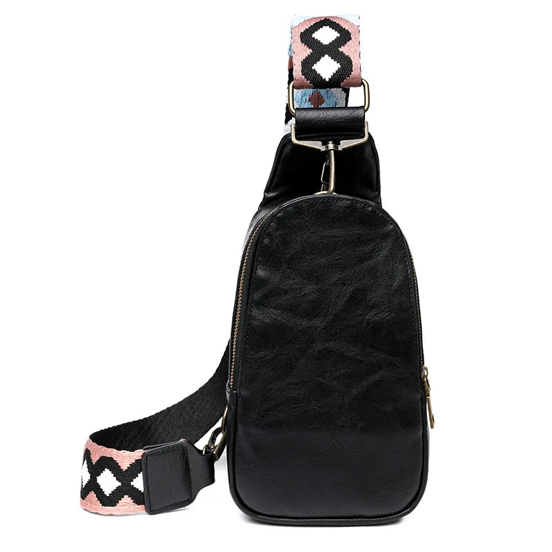 Fashionable Women's Chest Bag Messenger Bag