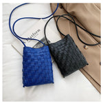 Woven Small Bag Women's Mini Messenger Shoulder Bag