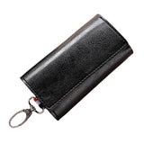 Bright Leather Ladies Key Case Medium Long Waist Hanging Door Car Bag