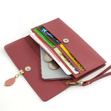 Leaf Handbag Long Purse for Women