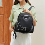 Chain Decorative Backpack Fashionable Personalized Shoulder Bag