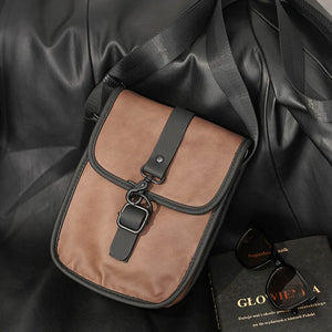 Men's Vintage Vertical Phone Bag Shoulder Bag