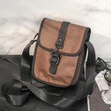 Men's Vintage Vertical Phone Bag Shoulder Bag