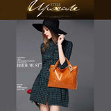 Oil Wax Leather Women's Shoulder Handbag