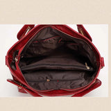 Oil Wax Leather Women's Shoulder Handbag