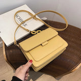 Fashion Texture Commuter Bag Small Square Bag Casual Messenger Chain Bag