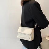 Fashion Texture Commuter Bag Small Square Bag Casual Messenger Chain Bag