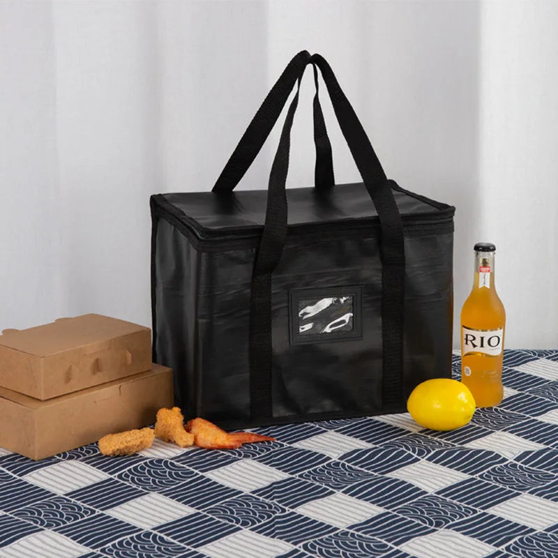 Large Food Insulated Bags Pizza Takeaway Thermal Warm Cold Bag