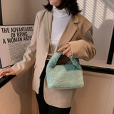 Faux Fur Chain Women's Shoulder Bag Soft Crossbody Bag Handbags