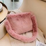Soft Plush Faux Fur Large Capacity Handbag