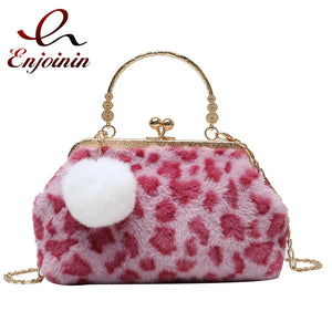 Leopard Cow Pattern Crossbody Bag for Women